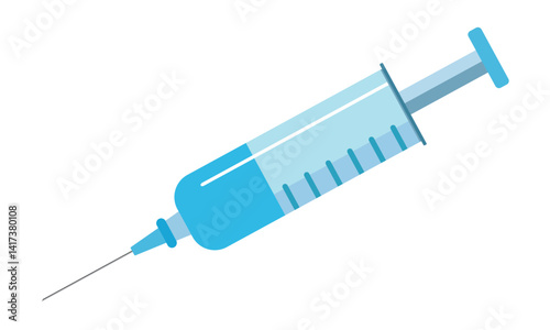 Syringe vector icon. Medicine vaccination, treatment icon symbol web design. Simple syringe injection icon logo isolated on white background. Vector illustration. EPS 10