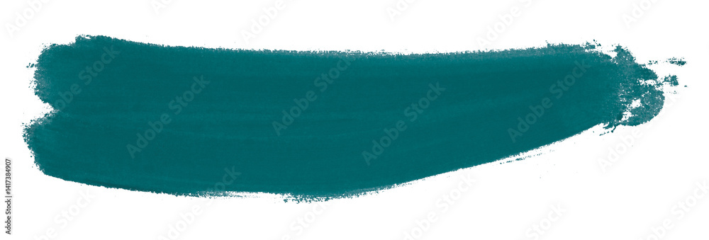 Fototapeta premium green brush isolated on transparent background