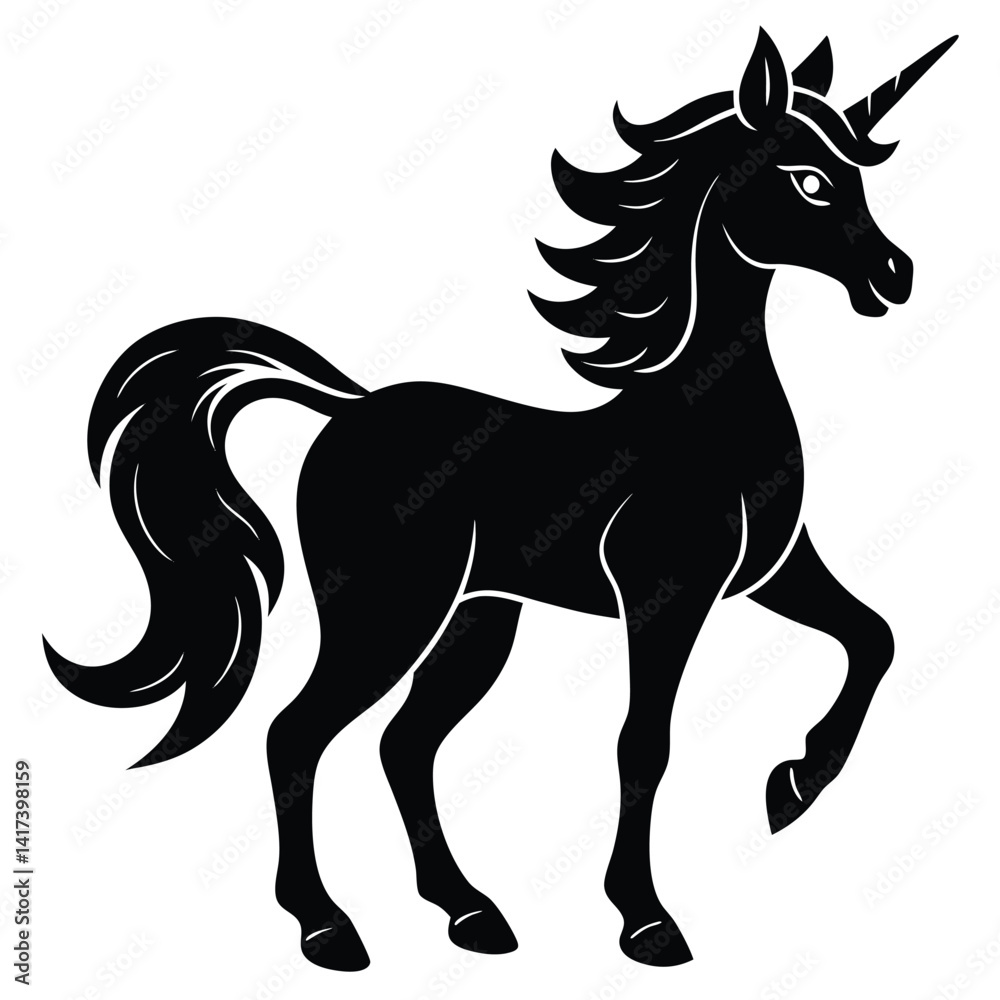 unicorn vector sihouette unicorn vector sihouette