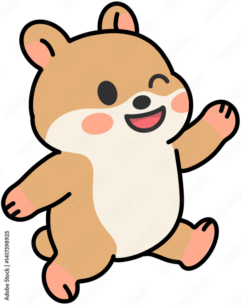 Obraz premium 햄스터 