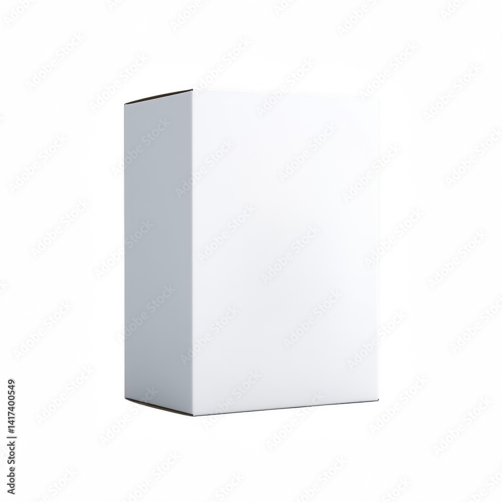 A plain white box with sharp edges, showcasing a minimalist design ideal for packaging or storage. A plain white box with sharp edges, showcasing a minimalist design ideal for packaging or storage.