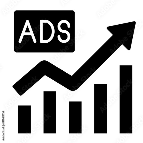 Advertising Impact  Icon Element For Design	