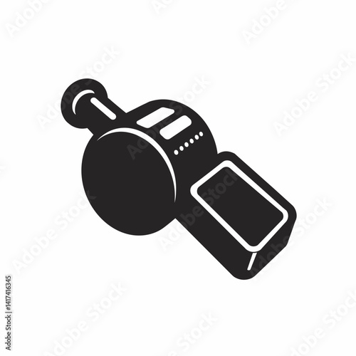 Whistle on a plain background