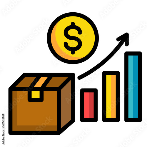 Product Demand  Icon Element For Design	