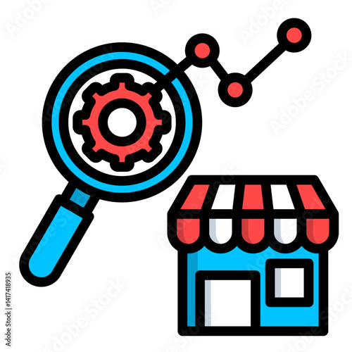 Market Testing  Icon Element For Design	
