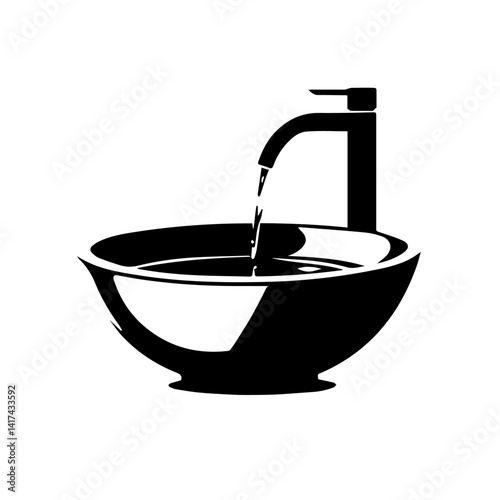 illustration of a sink