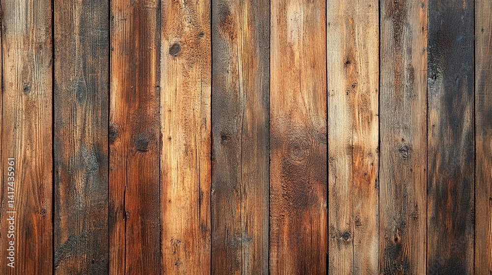 High-resolution rustic brown wood background ideal for versatile copy use in various designs. 