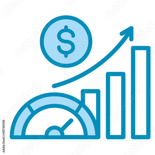 Economic Indicators  Icon Element For Design	