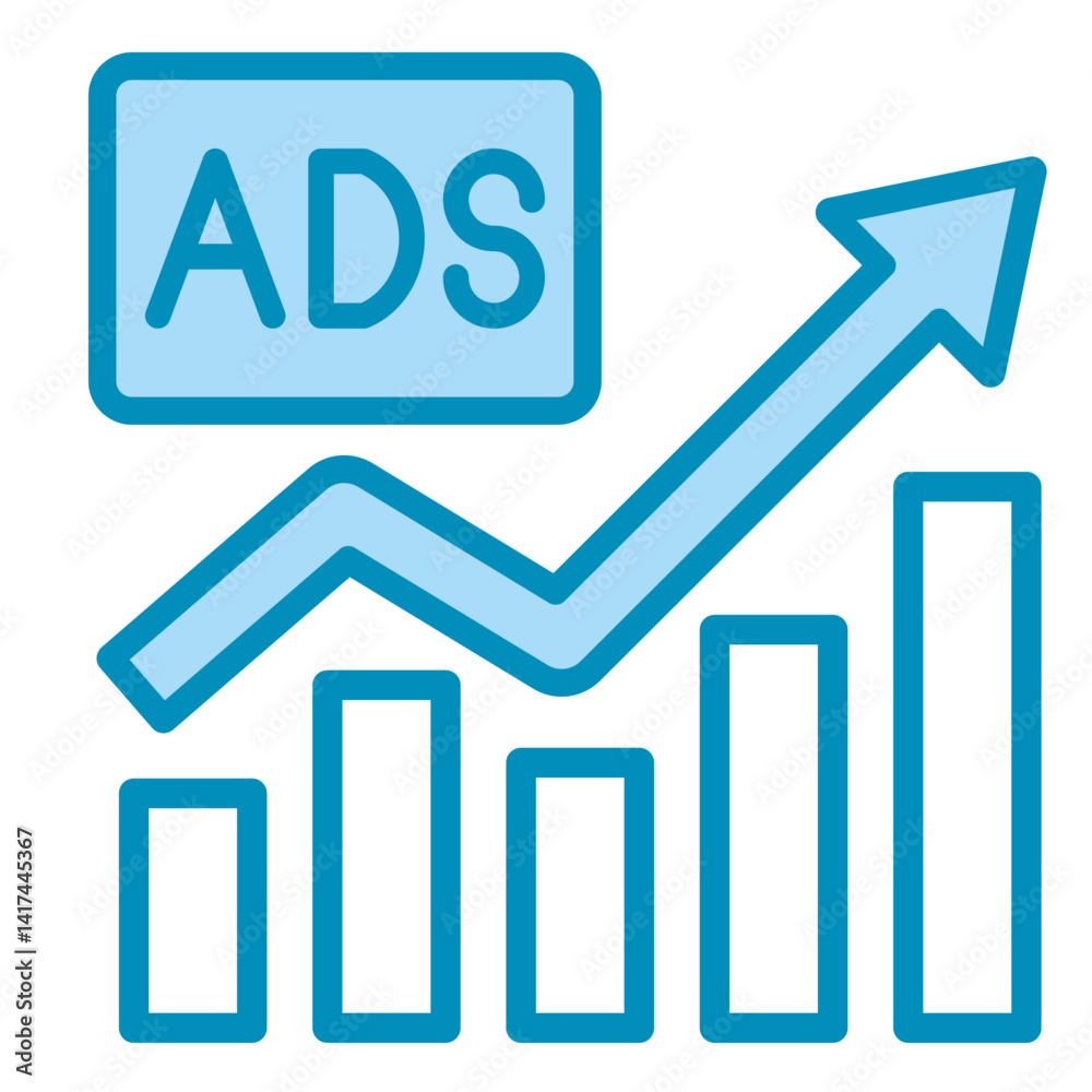 Advertising Impact Icon Element For Design Advertising Impact Icon Element For Design