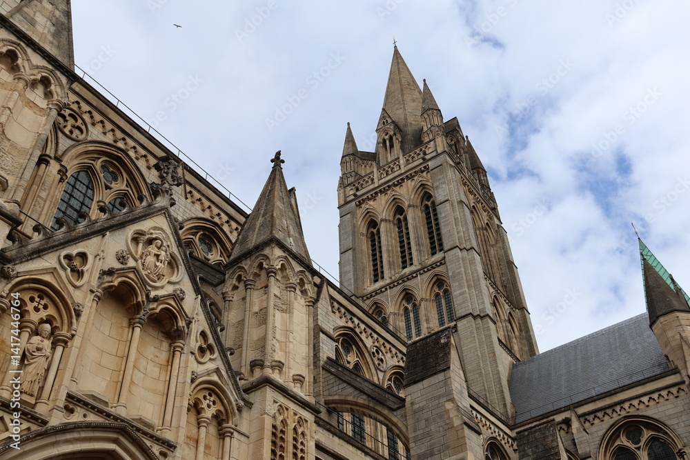 Fototapeta premium Truro Cathedral in Truro, England