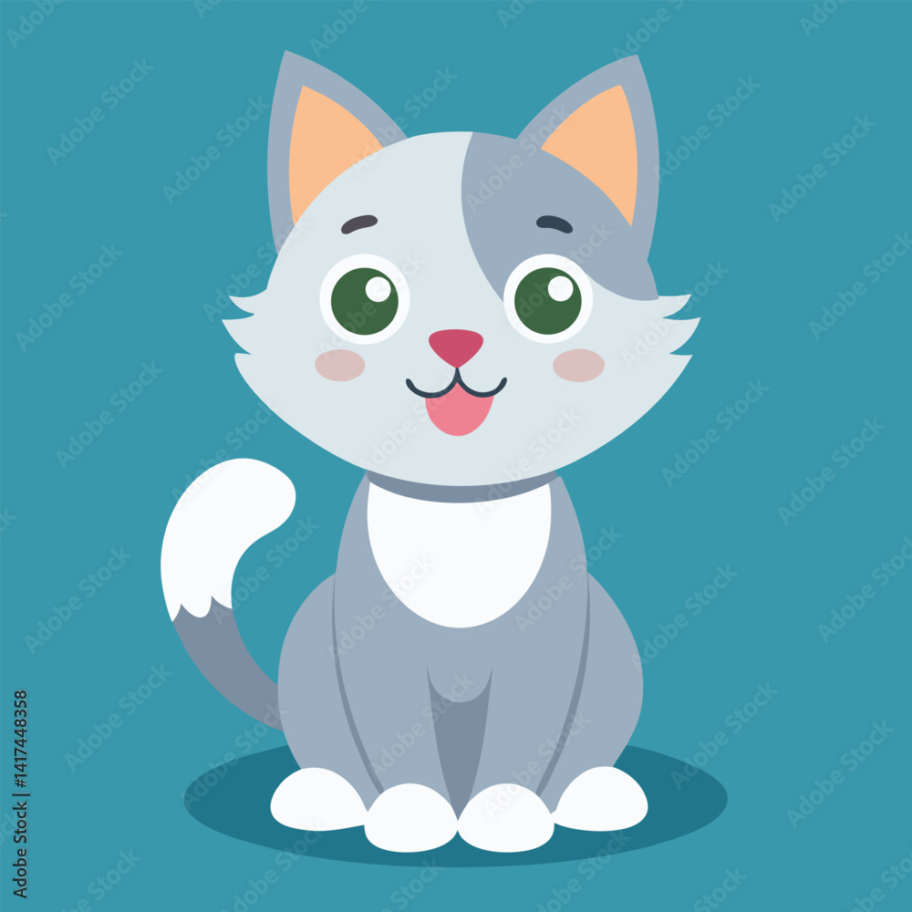 Kitten Looking Calm and Peaceful Kitten Looking Calm and Peaceful