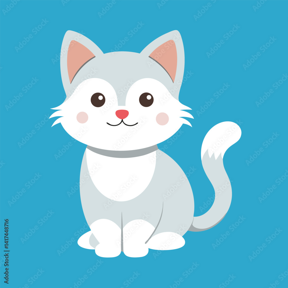 Joyful Kitten in Serene Mood Joyful Kitten in Serene Mood
