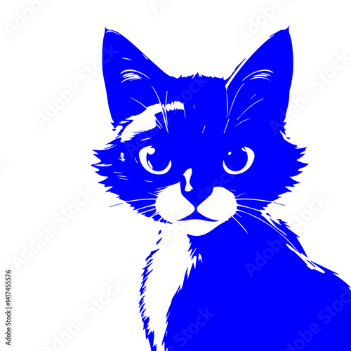 blue cat icon
