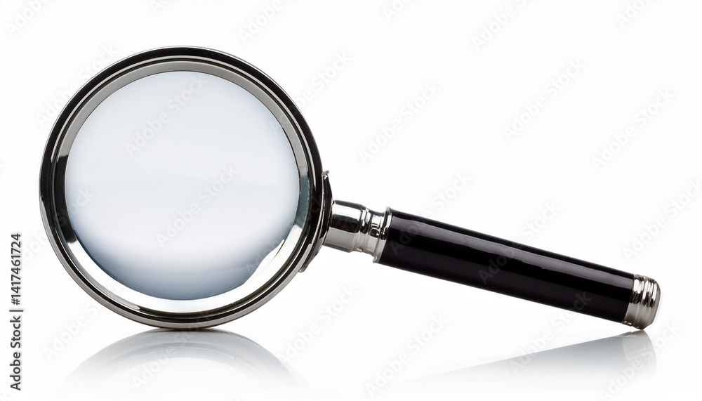 Magnifying Glass with clipping path isolated on white Magnifying Glass with clipping path isolated on white