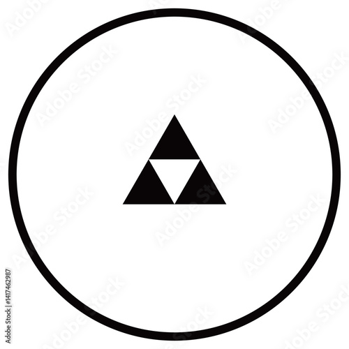 家紋です。糸輪に丸三つ鱗といいます。