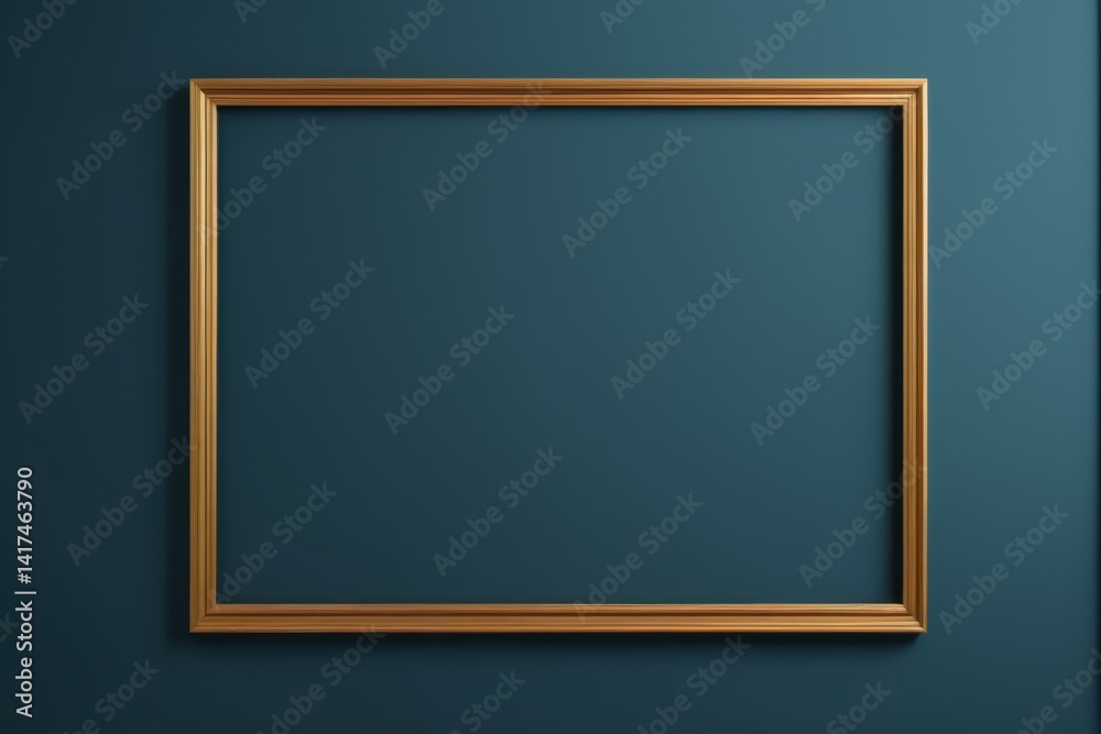 a close up of a wooden frame on a wall a close up of a wooden frame on a wall