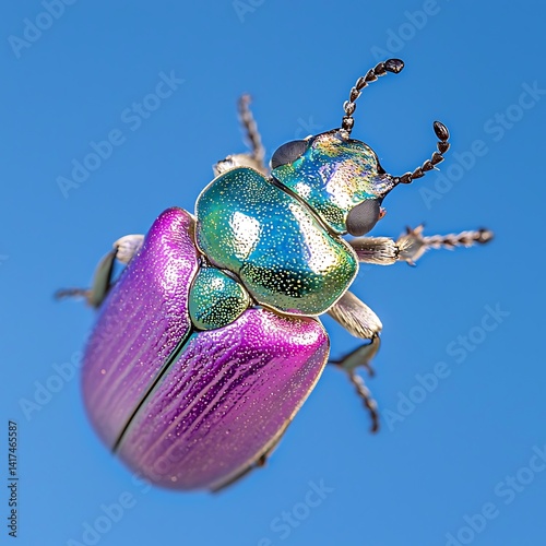 Colorful Beetle Close-up