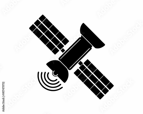 creative details  Satellite icon Vector Illustration 
