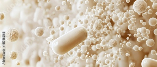 nutrition supplements for gut wellness, featuring probiotics, prebiotics, and digestive enzymes that support balanced digestion, improve gut health, and boost immunity for better overall vitality