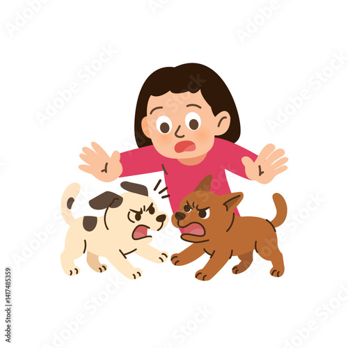 rabies disease concept. dog and cat bite lick and scratch.