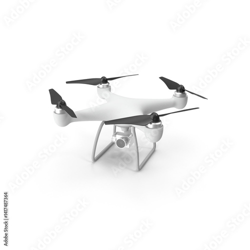 Obraz w ramie Modern Drone Quadcopter