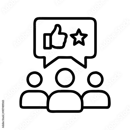 Customer feedback review rating satisfaction like star service quality experience team group