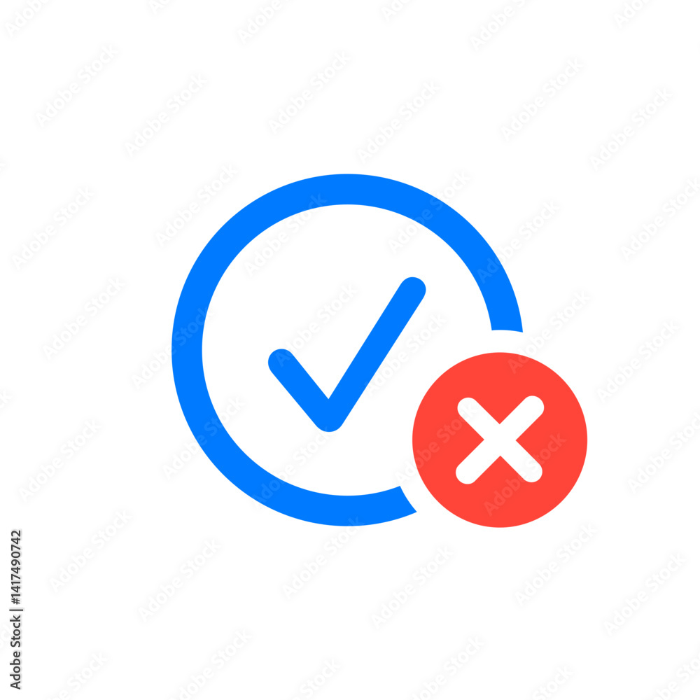 Circle Checkmark X Icon Circle Checkmark X Icon