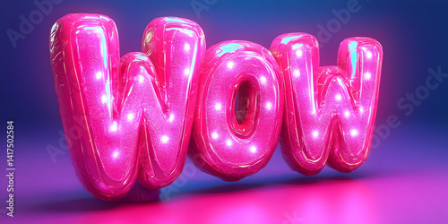 Pink Wow 3D Render