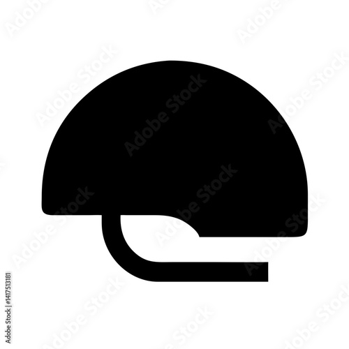 vector illustration of a helmet