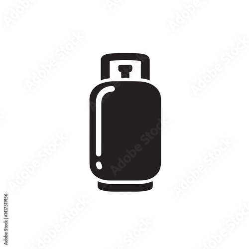 Minimalist Vector of a Gas Cylinder