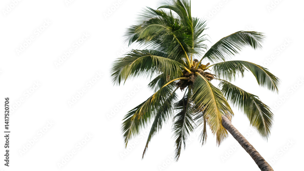 Obraz premium palm tree isolated on white