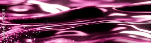 Deep purple liquid with rippling surface textures. photo