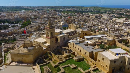 The Cittadella, is the citadel of Victoria on the island of Gozo island, Maltese island
