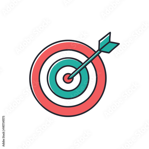 target on white background
