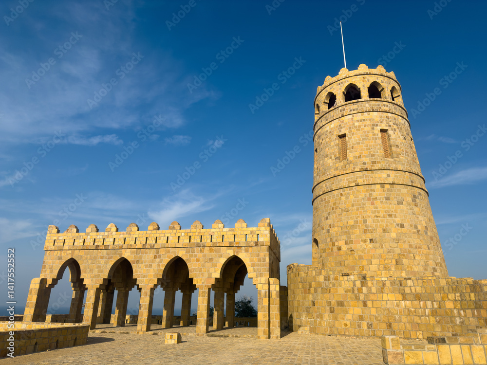 Fototapeta premium Fortress at Al Sawadi Beach in Oman