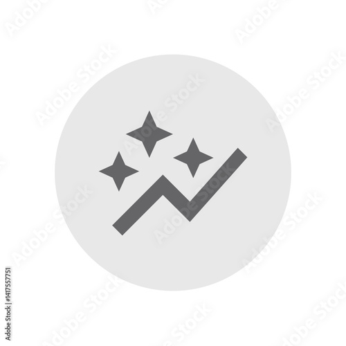 Auto Graph Outline Icon