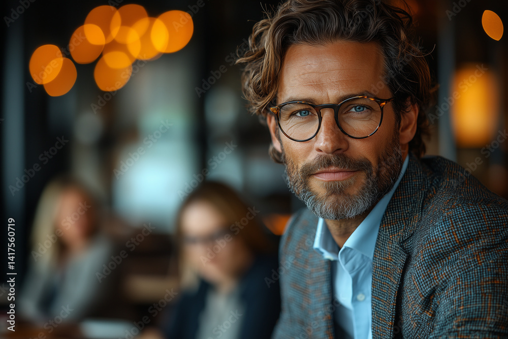 Portrait of a business person in a business attire