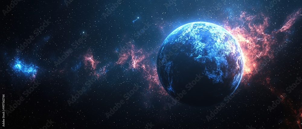 Obraz premium Celestial Sphere A Cosmic Panorama