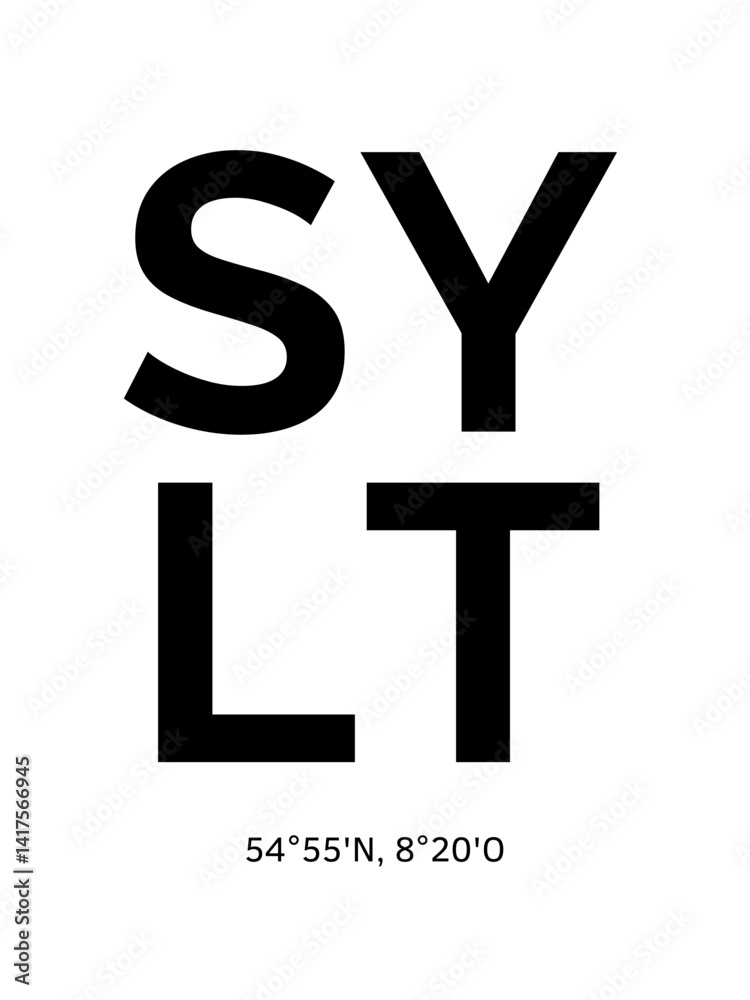 Sylt und Koordinaten