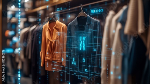Fashion retail technology modern store digital display urban environment perspective innovation