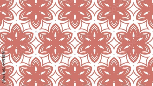 original pattern with lace decorative ornament. motion loop