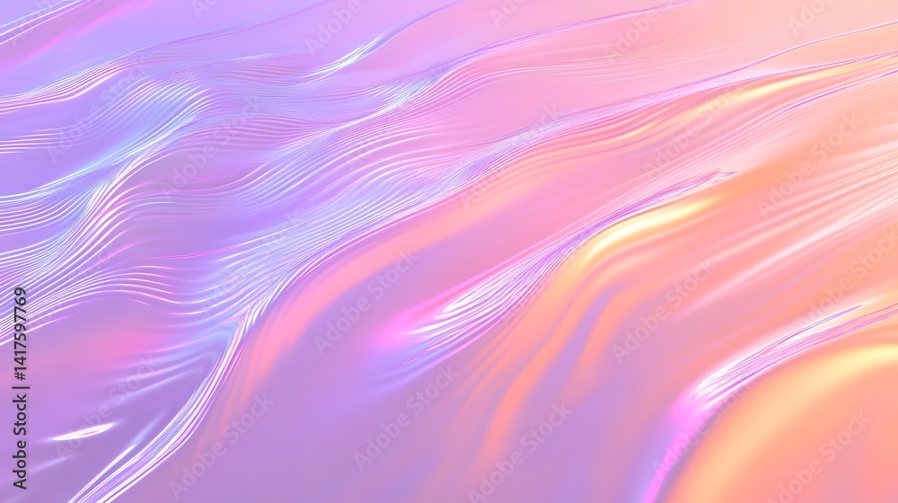 Obraz premium Soft Ripple Effects Over Tranquil Gradient Abstract Background