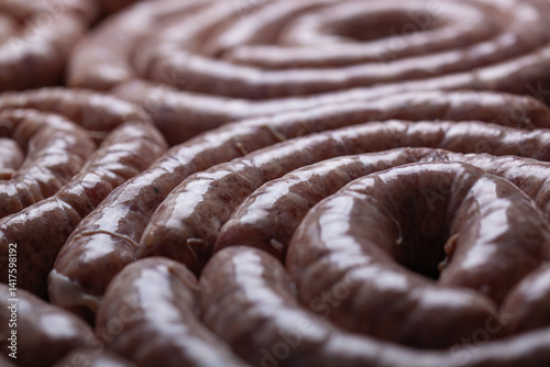 Homemade Polish style pork sausages.