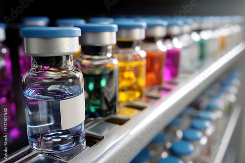 Vials in temperature-controlled setting showcasing critical storage for sensitive materials  
