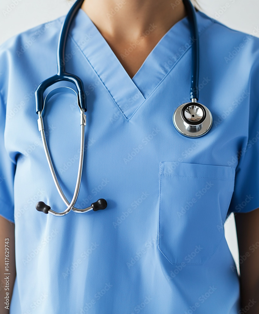 Beautiful woman close-up, doctor nurse care portrait close-up