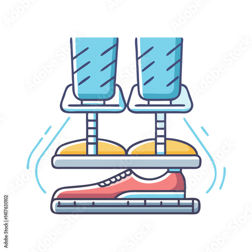 Shoe Cleaning and Sanitization Station with Automated Brushes and Sanitizing Nozzles