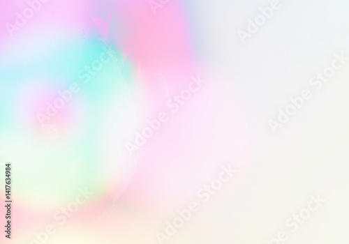Soft abstract with blended pastel colours, diffused circular light effects on transparent background