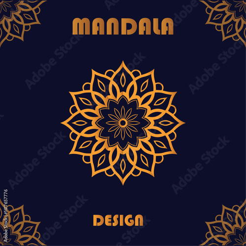 Mandala Design , Golden Mandala Design, New Mandala Design