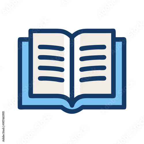 Open Book Icon Representing Active Reading and Engaged Learning