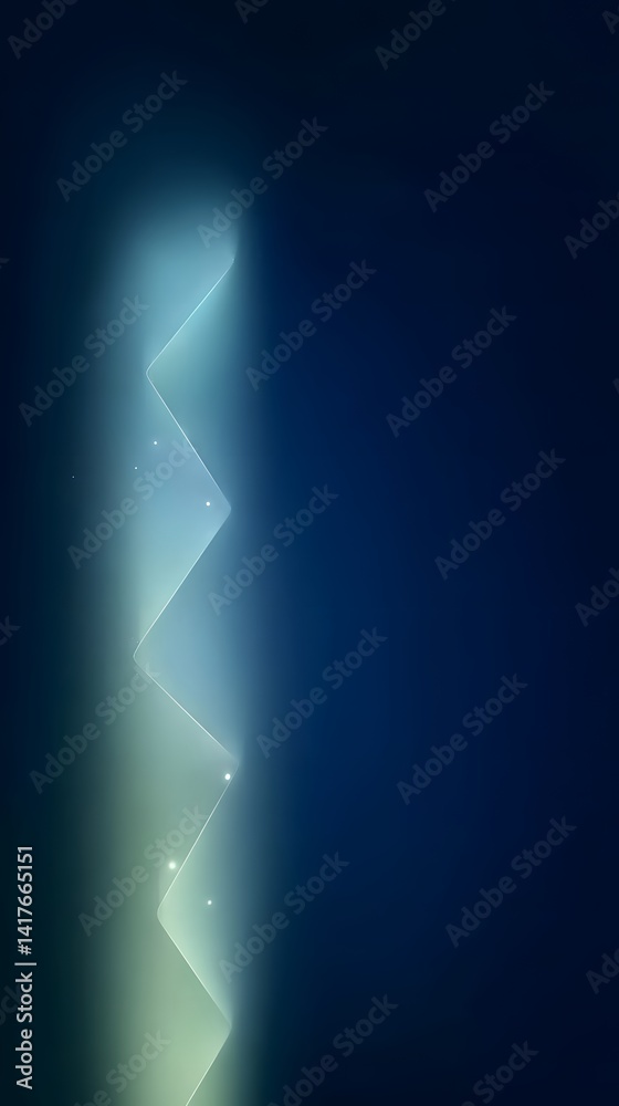 Mysterious Light Display: Captivating image showcasing an enigmatic and ethereal light phenomenon, featuring a series of geometric, triangular shapes in a gradient of colors and shadow effects. Mysterious Light Display: Captivating image showcasing an enigmatic and ethereal light phenomenon, featuring a series of geometric, triangular shapes in a gradient of colors and shadow effects.